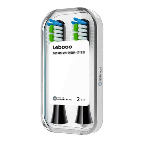 HUAWEI Lebooo LBS-T053A 2 PCS Smart Toothbrush Head (for HCB0001), LBS-T053A Toothbrush Head (Bla...