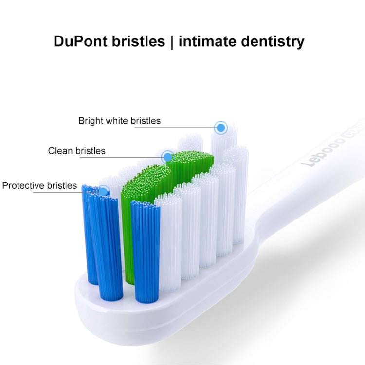 HUAWEI Lebooo LBS-T053A 2 PCS Smart Toothbrush Head (for HCB0001), LBS-T053A Toothbrush Head (Bla...