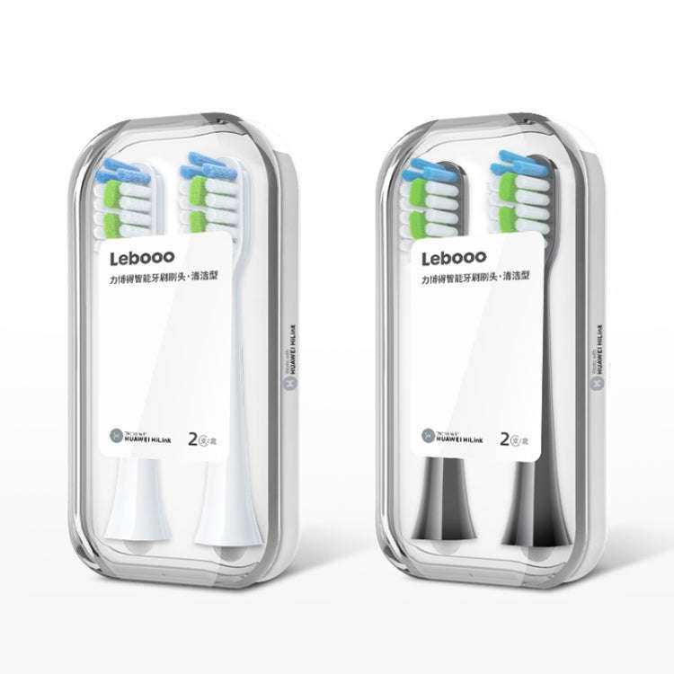 HUAWEI Lebooo LBS-T053A 2 PCS Smart Toothbrush Head (for HCB0001), LBS-T053A Toothbrush Head (Bla...