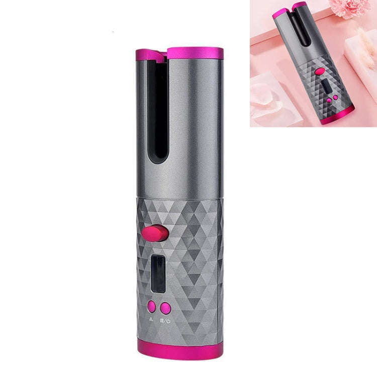 USB Charging Automatic Hair Curler Portable Mini Wireless Multi-function Curling Iron with LCD Di...