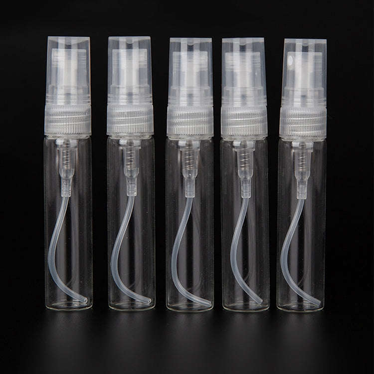 50 PCS Perfume Bottle Spray Bottle Perfume Bottle Empty Bottle, Capacity:5ML (Transparent), 5ML (...