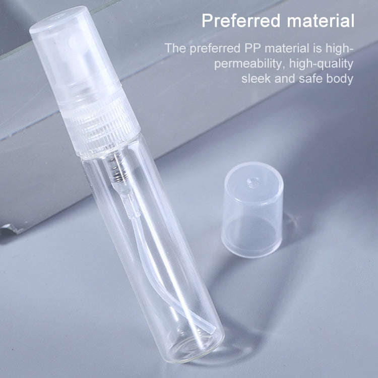 50 PCS Perfume Bottle Spray Bottle Perfume Bottle Empty Bottle, Capacity:5ML (Transparent), 5ML (...