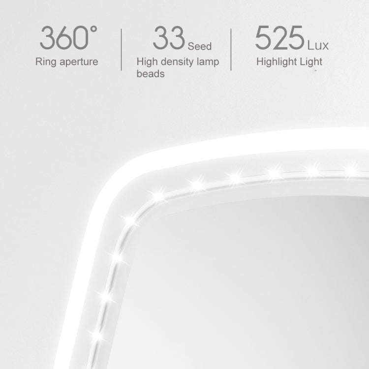 Original Xiaomi Youpin jordan&judy Single-sided Square Desktop LED Cosmetic Mirror, Single Color ...