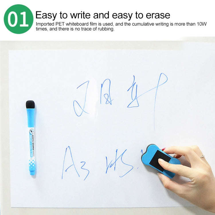 A3 PET Magnetic Soft Whiteboard Message Board Refrigerator Magnet, Size: 29.7cm x 42cm, A3