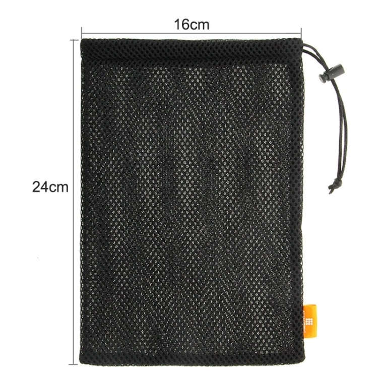 HAWEEL Nylon Mesh Drawstring Pouch Bag with Stay Cord for up to 7.9 inch Screen iPad and Tablet, ...