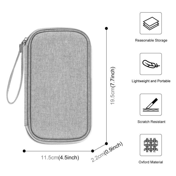 HAWEEL Electronic Organizer Storage Bag for Cellphones, Power Bank, Cables, Mouse, Earphones, Dig...