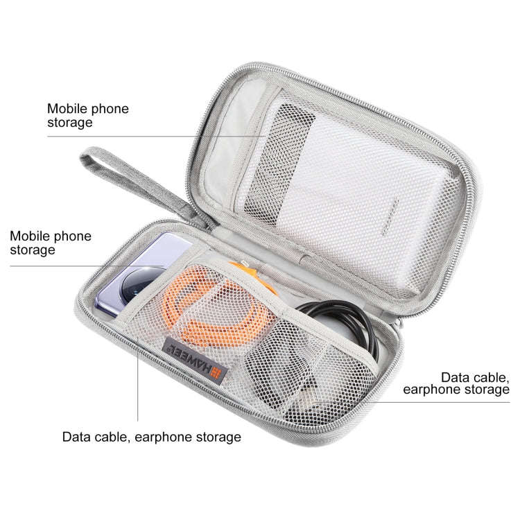 HAWEEL Electronic Organizer Storage Bag for Cellphones, Power Bank, Cables, Mouse, Earphones, Dig...
