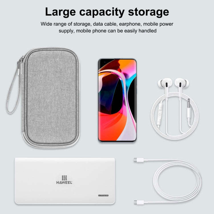 HAWEEL Electronic Organizer Storage Bag for Cellphones, Power Bank, Cables, Mouse, Earphones, Dig...