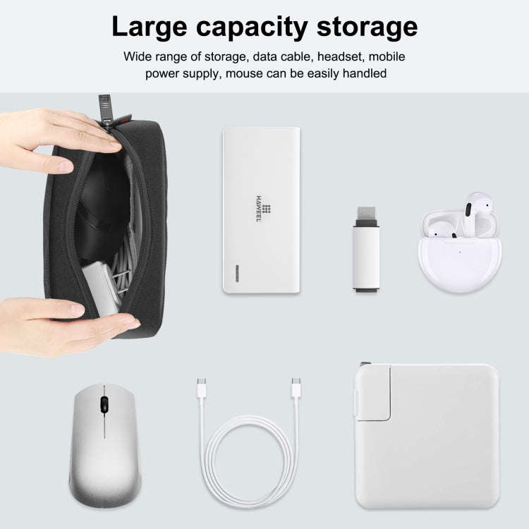 HAWEEL Electronic Organizer Storage Bag for Charger, Power Bank, Cables, Mouse, Earphones, Size: ...