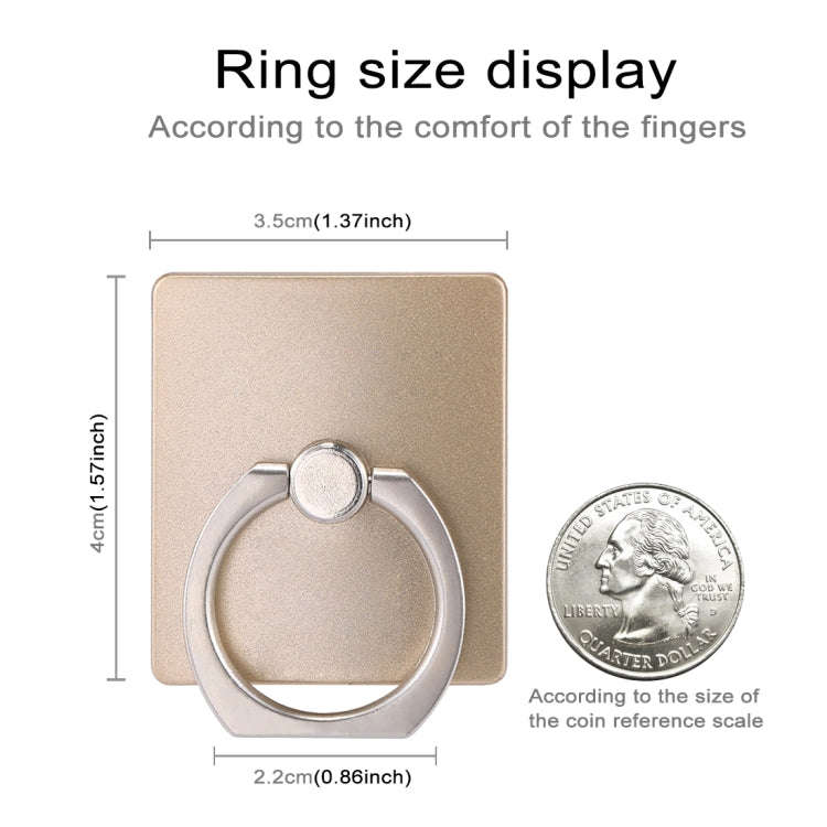 360 Degrees Rotation Ring Phone Holder, Gold, HK Stock