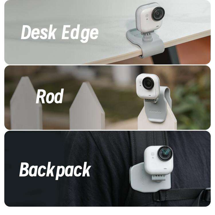 For Insta360 GO Ultra Sunnylife Magnetic Car Sun Visor Mount Action Camera Holder 360 Rotating 18...