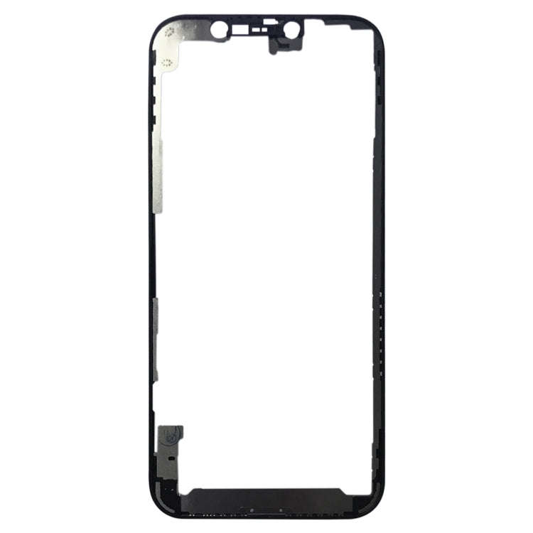 Front LCD Screen Bezel Frame for iPhone 12, For iPhone 12 (Black)