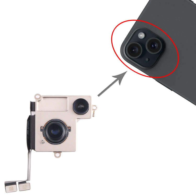 For iPhone 15 Back Facing Camera, For iPhone 15