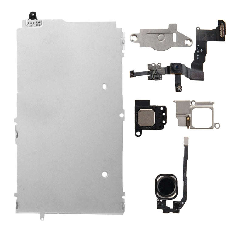 6 in 1 for iPhone 5s LCD Repair Accessories Part Set, For iPhone 5s (Black), For iPhone 5s (White)