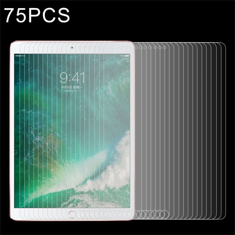 75 PCS For iPad Pro 10.5 inch 0.3mm 9H Surface Hardness Full Screen Tempered Glass Screen Protect...