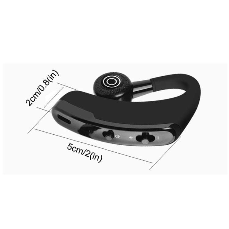 V9 Business Handsfree Wireless Bluetooth Headset CSR 4.1 with Mic for Driver Sport, V9