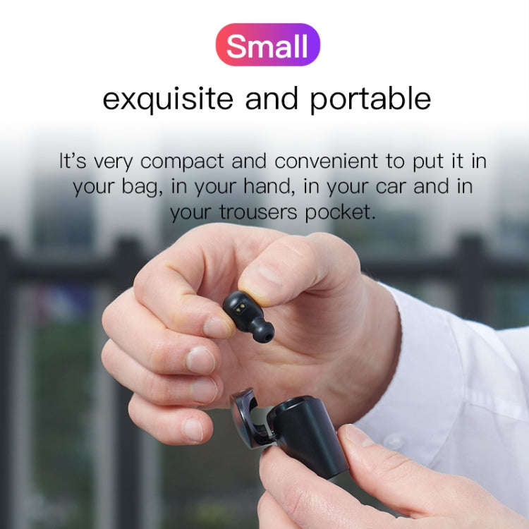 Bluedio TWS T-elf Bluetooth Version 5.0 In-Ear Bluetooth Headset with Headphone Charging Cabin