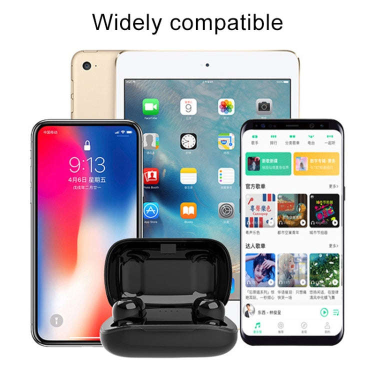 TWS-4 IPX5 Waterproof Bluetooth 5.0 Touch Wireless Bluetooth Earphone with Charging Box, Support ...
