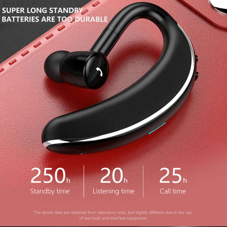 V7 Bluetooth 5.0 Business Style Wireless Stereo Sports Bluetooth Earphone, Support Inform Caller ...