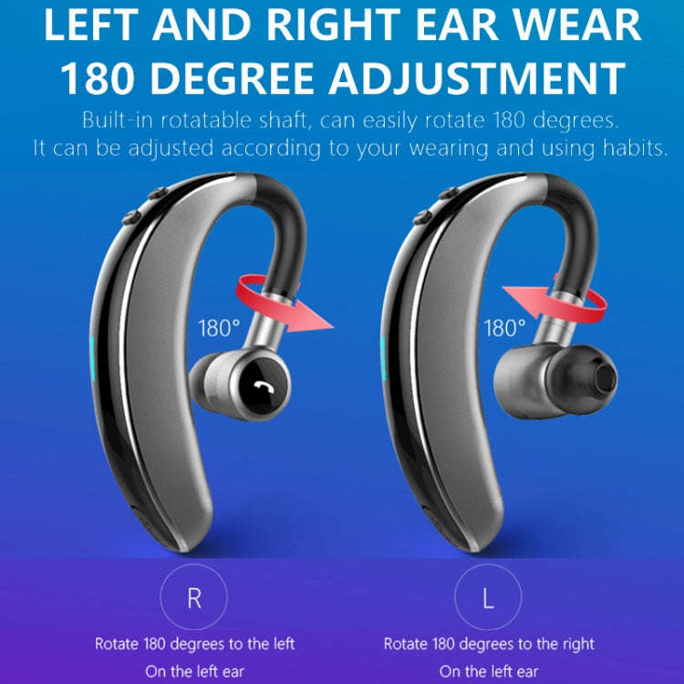 V7 Bluetooth 5.0 Business Style Wireless Stereo Sports Bluetooth Earphone, Support Inform Caller ...