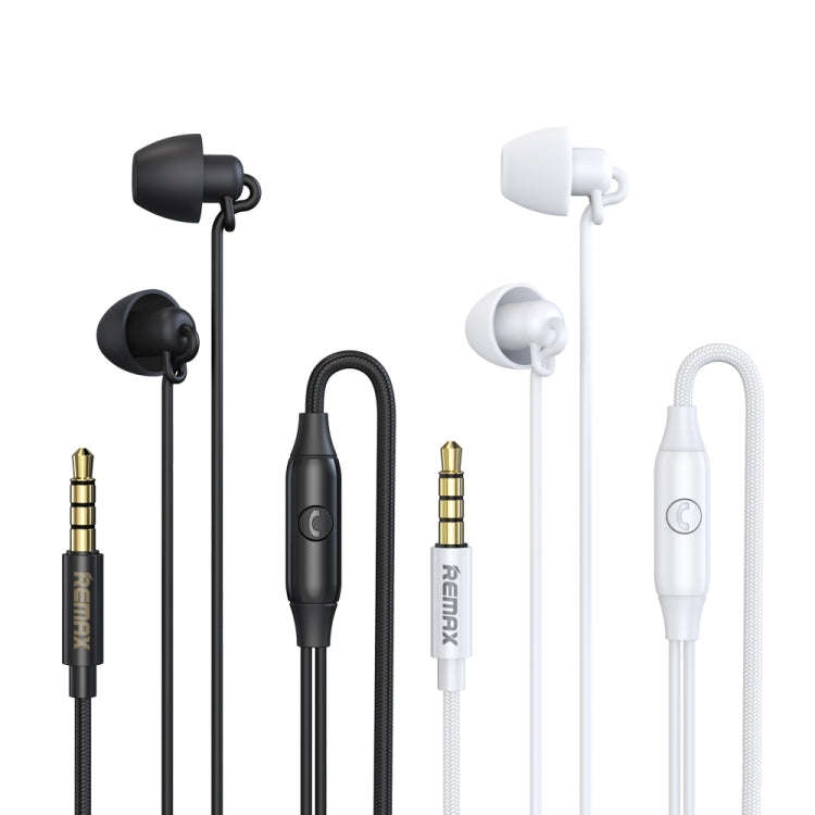 REMAX RM-208 In-Ear Stereo Sleep Earphone with Wire Control + MIC, Support Hands-free
