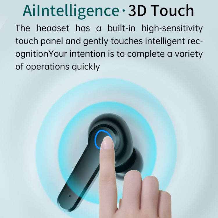 M19 Bluetooth 5.1 TWS Digital Display Wireless Bluetooth Earphone with Charging Box, Support Touc...