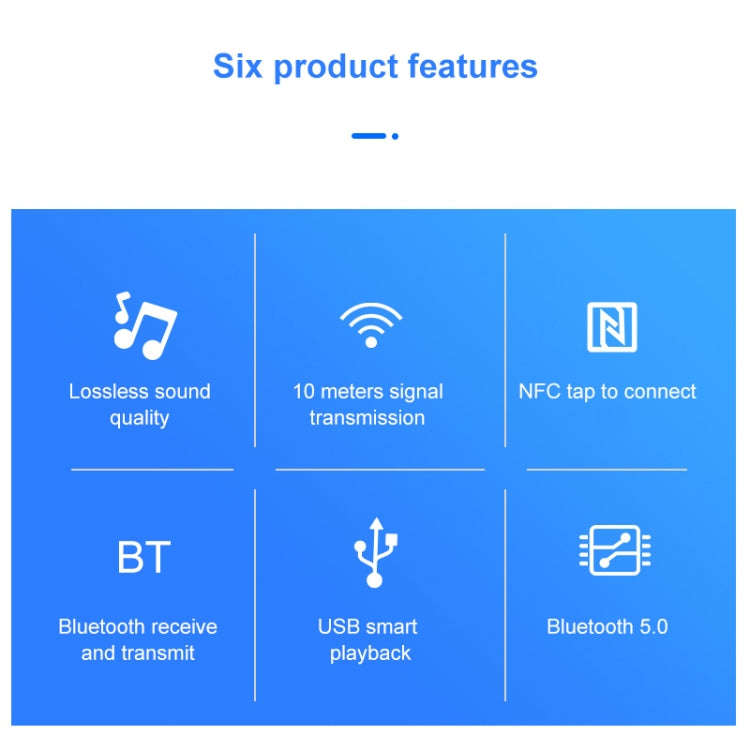 NFC BT19 Bluetooth 5.0 Receiver Transmitter Headset Car Audio Player