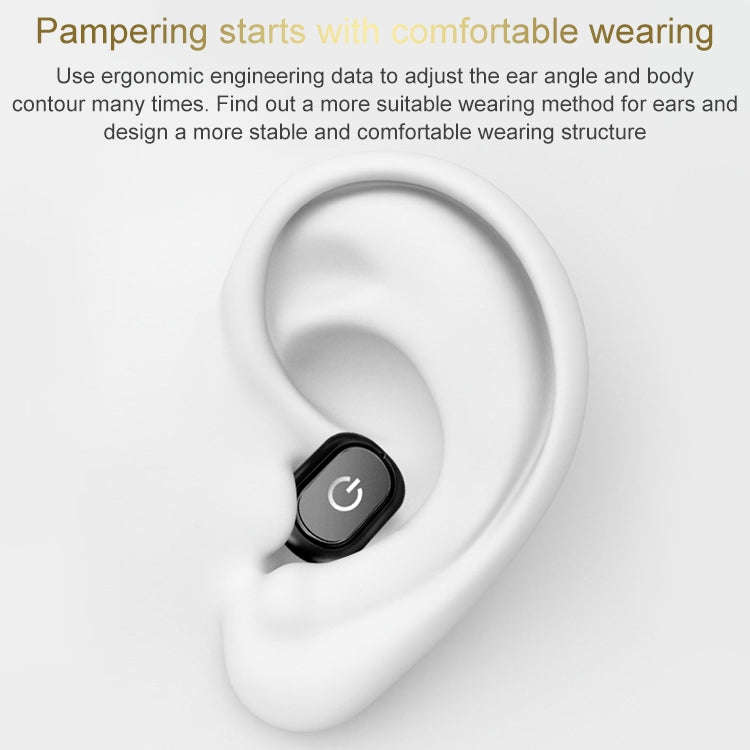 H58 Bluetooth 4.1 Single In-ear Invisible Wireless Bluetooth Earphone