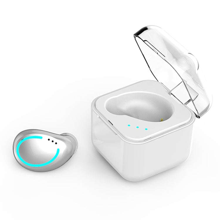M-B8 Bluetooth 5.0 Mini Invisible In-ear Stereo Wireless Bluetooth Earphone with Charging Box
