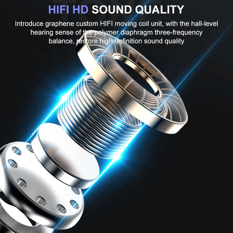 M-B8 Bluetooth 5.0 Mini Invisible In-ear Stereo Wireless Bluetooth Earphone with Charging Box