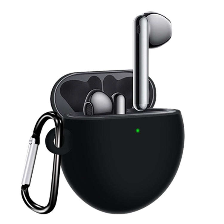 For Huawei Freebuds 4 Full Coverage Waterproof Silicone Wireless Earphone Protective Case with Ho...