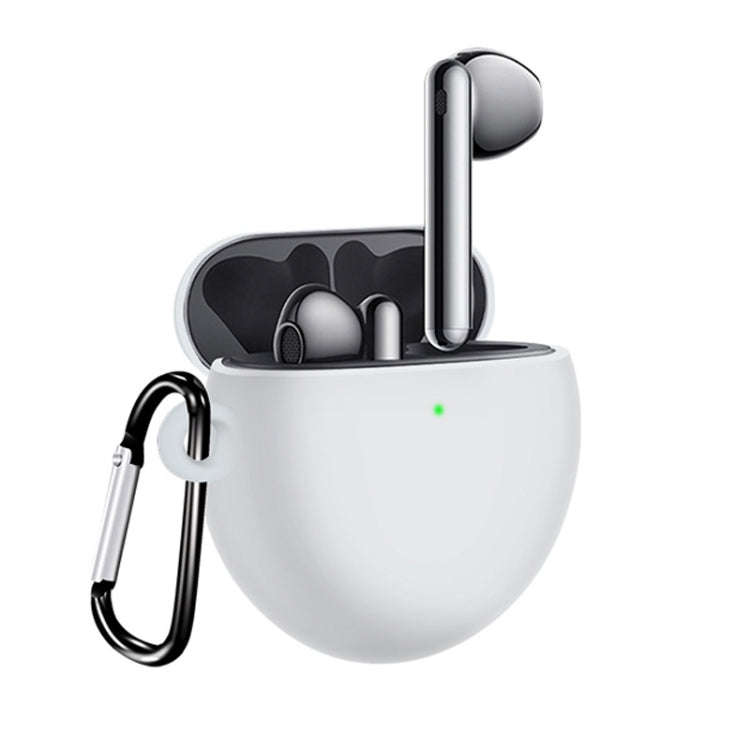 For Huawei Freebuds 4 Full Coverage Waterproof Silicone Wireless Earphone Protective Case with Ho...