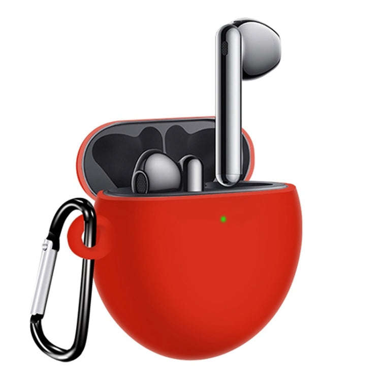 For Huawei Freebuds 4 Full Coverage Waterproof Silicone Wireless Earphone Protective Case with Ho...