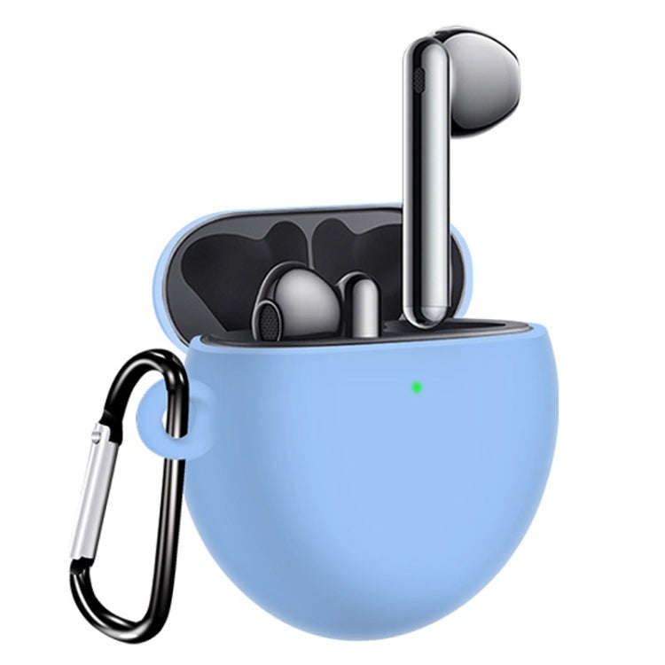 For Huawei Freebuds 4 Full Coverage Waterproof Silicone Wireless Earphone Protective Case with Ho...