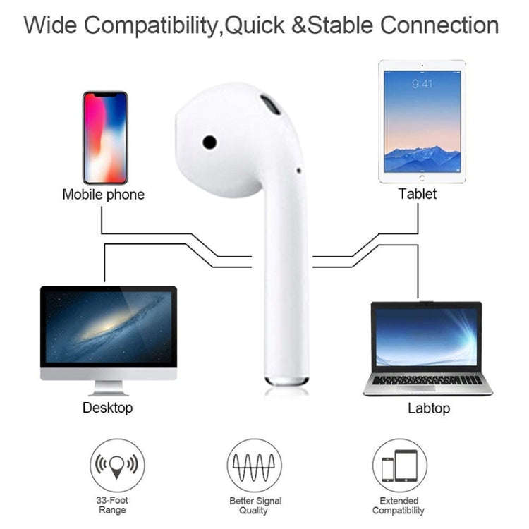 Lanpice XY-PODS10 TWS Bluetooth Headset 5.0 Full Touch Support Open Cover Popup Bluetooth Headset...