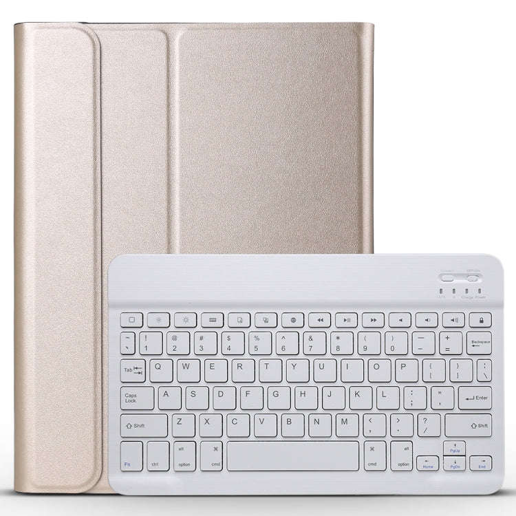A11 Bluetooth 3.0 Ultra-thin ABS Detachable Bluetooth Keyboard Leather Tablet Case for iPad Air 4...