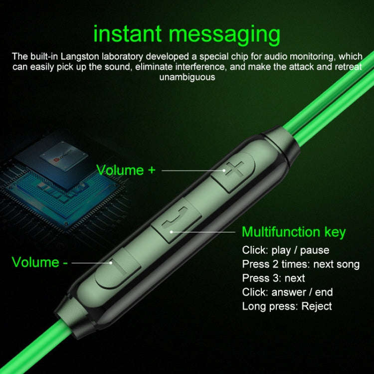 Langsdom V7T 3.5mm Wired In-ear Gaming Earphone, 3.5mm