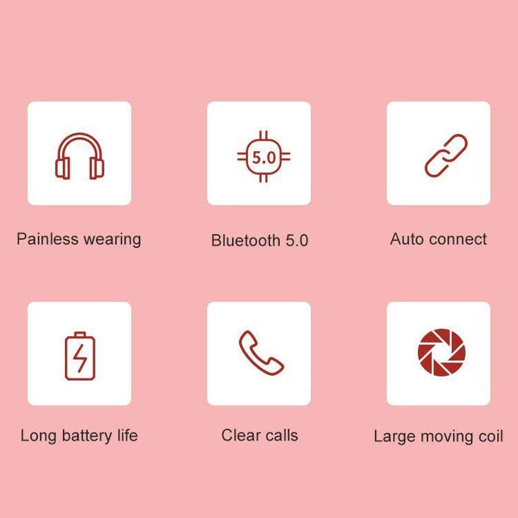 Y08 Hifi Sound Quality Macaron Bluetooth Headset, Supports Calling & TF Card & 3.5mm AUX
