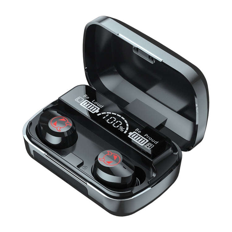 M23 Little Devil Pattern Intelligent Noise Reduction Touch Bluetooth Earphone with Three-screen B...