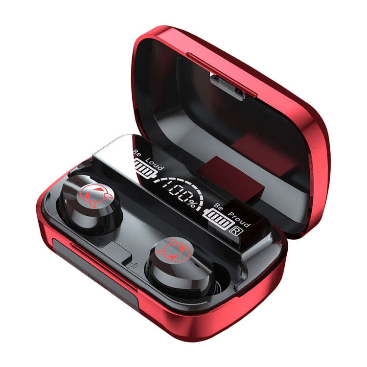 M23 Little Devil Pattern Intelligent Noise Reduction Touch Bluetooth Earphone with Three-screen B...
