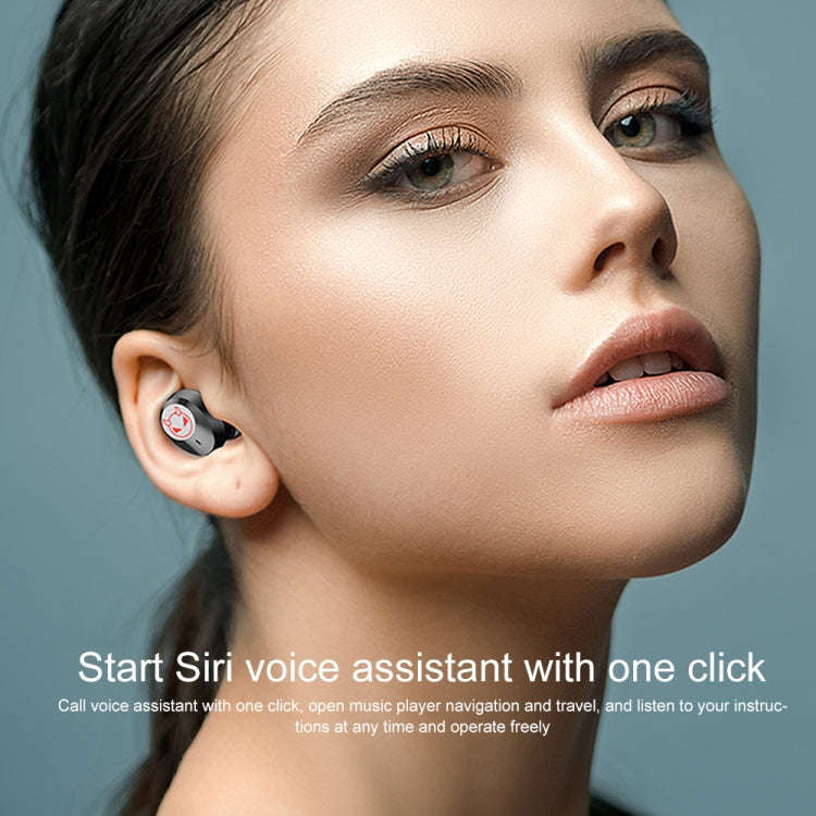 M23 Little Devil Pattern Intelligent Noise Reduction Touch Bluetooth Earphone with Three-screen B...