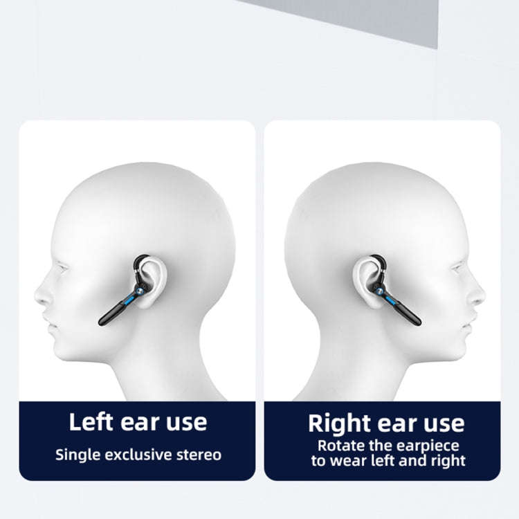 ME-100 TWS Business Rotating Universal True Stereo 5.0 Version Hanging Ear In-Ear Bluetooth Headset