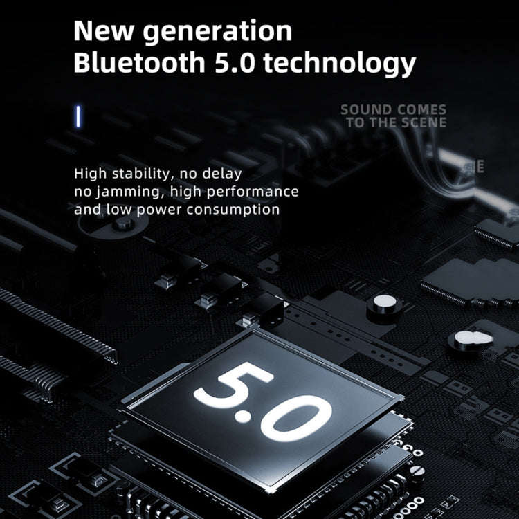 ME-100 TWS Business Rotating Universal True Stereo 5.0 Version Hanging Ear In-Ear Bluetooth Headset