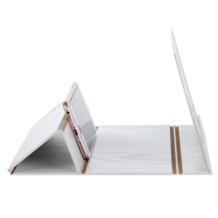 12.0 inch Universal Foldable Portable Wood + Organic Glass Eyeshield 3D Video Mobile Phone Screen...