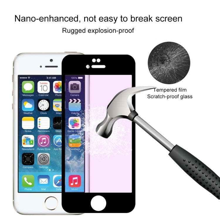 Anti-scratch 9H 10D Full Screen Purple-ray Tempered Glass Film for iPhone 6 & 6S, For iPhone 6 & ...
