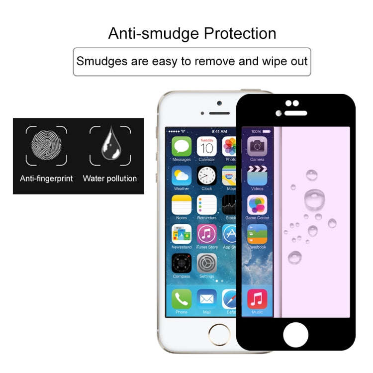 Anti-scratch 9H 10D Full Screen Purple-ray Tempered Glass Film for iPhone 6 & 6S, For iPhone 6 & ...