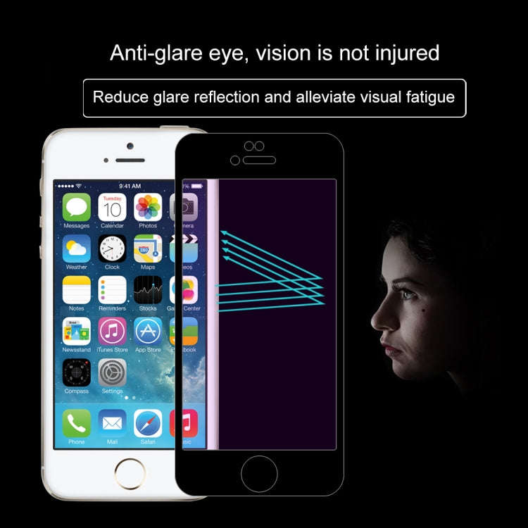 Anti-scratch 9H 10D Full Screen Purple-ray Tempered Glass Film for iPhone 6 & 6S, For iPhone 6 & ...