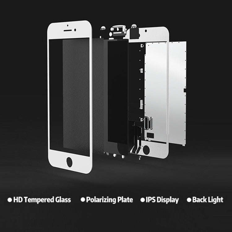 LCD Screen with Front Camera for iPhone 6s, 4 in 1 for i6s with Camera Black