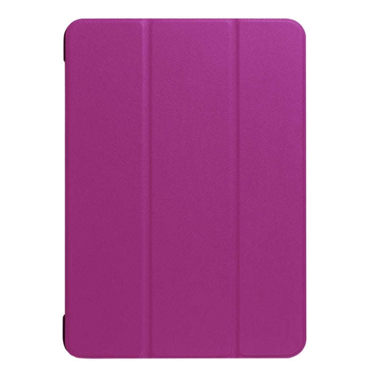 For iPad 9.7 (2018) & iPad 9.7 (2017) Custer Texture Horizontal Flip Leather Case with Three-fold...