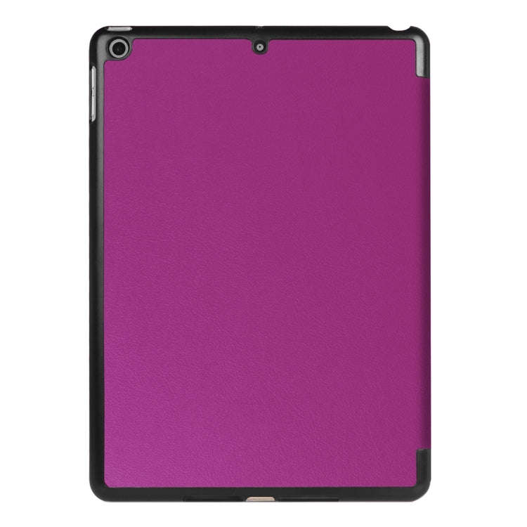For iPad 9.7 (2018) & iPad 9.7 (2017) Custer Texture Horizontal Flip Leather Case with Three-fold...